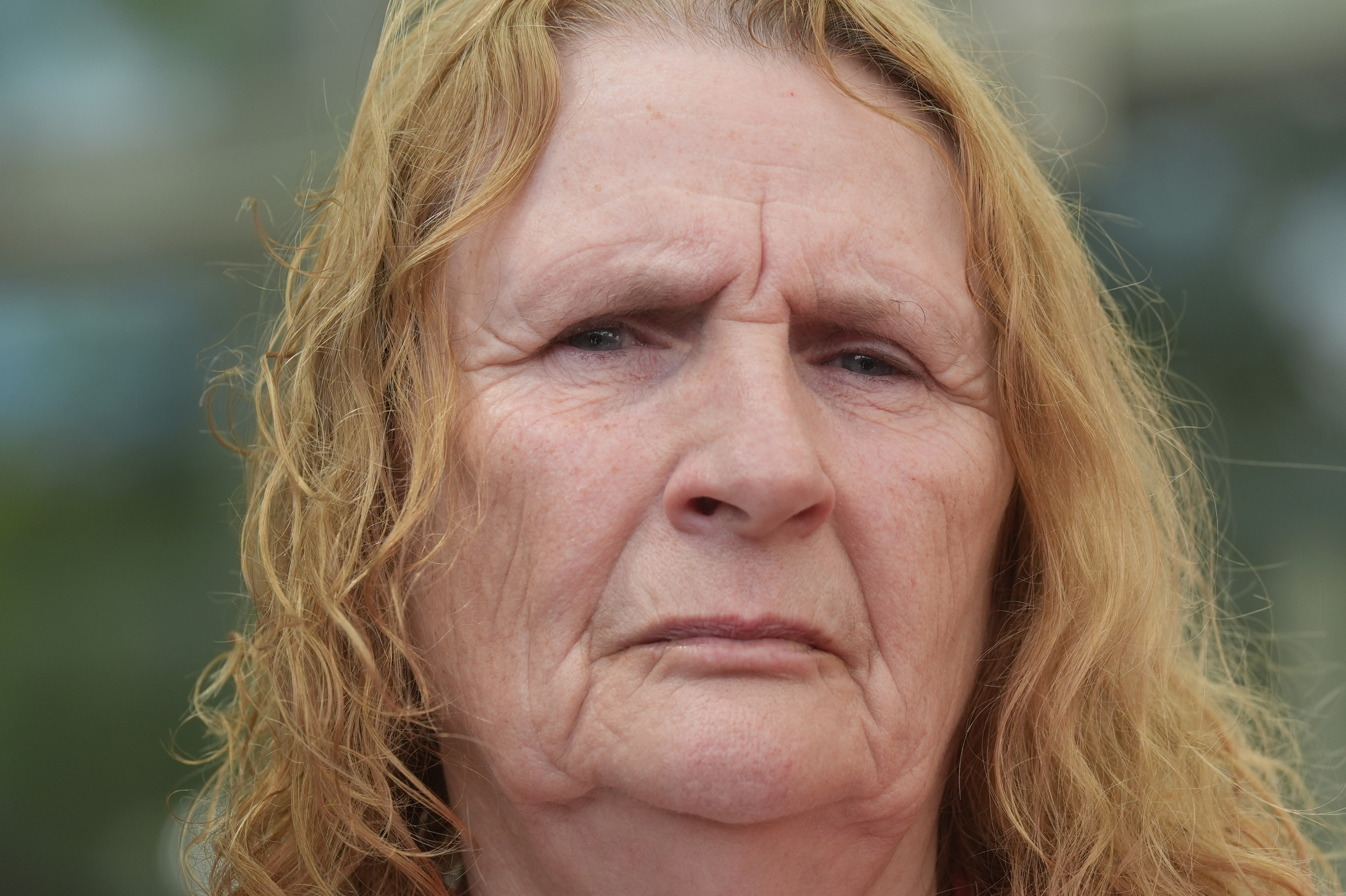 Mary Collins, the mother of Tina Satchwell, outside the Central Criminal Court in Dublin