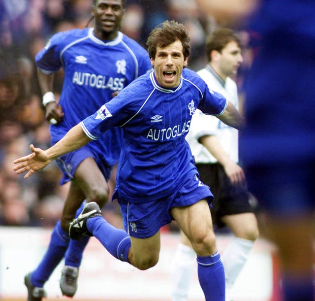 Gianfranco Zola was a much-loved member of Chelsea's team
