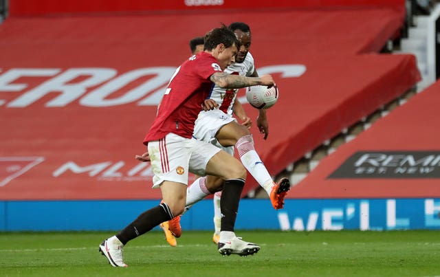 Victor Lindelof's handball against Crystal Palace would no longer be given as a penalty under new Premier League interpretation of the law