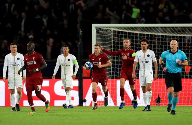 James Milner scored Liverpool's goal from the spot