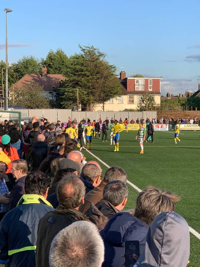 There was trouble at the FA Cup clash between Haringey and Yeovil (View From the Ninian