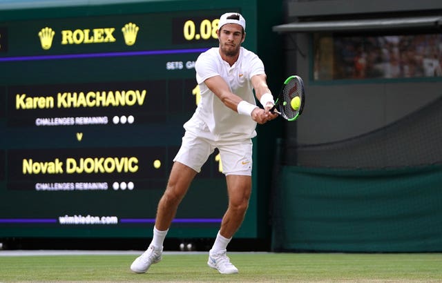 Karen Khachanov was beaten by the eventual champion Novak Djokovic last year