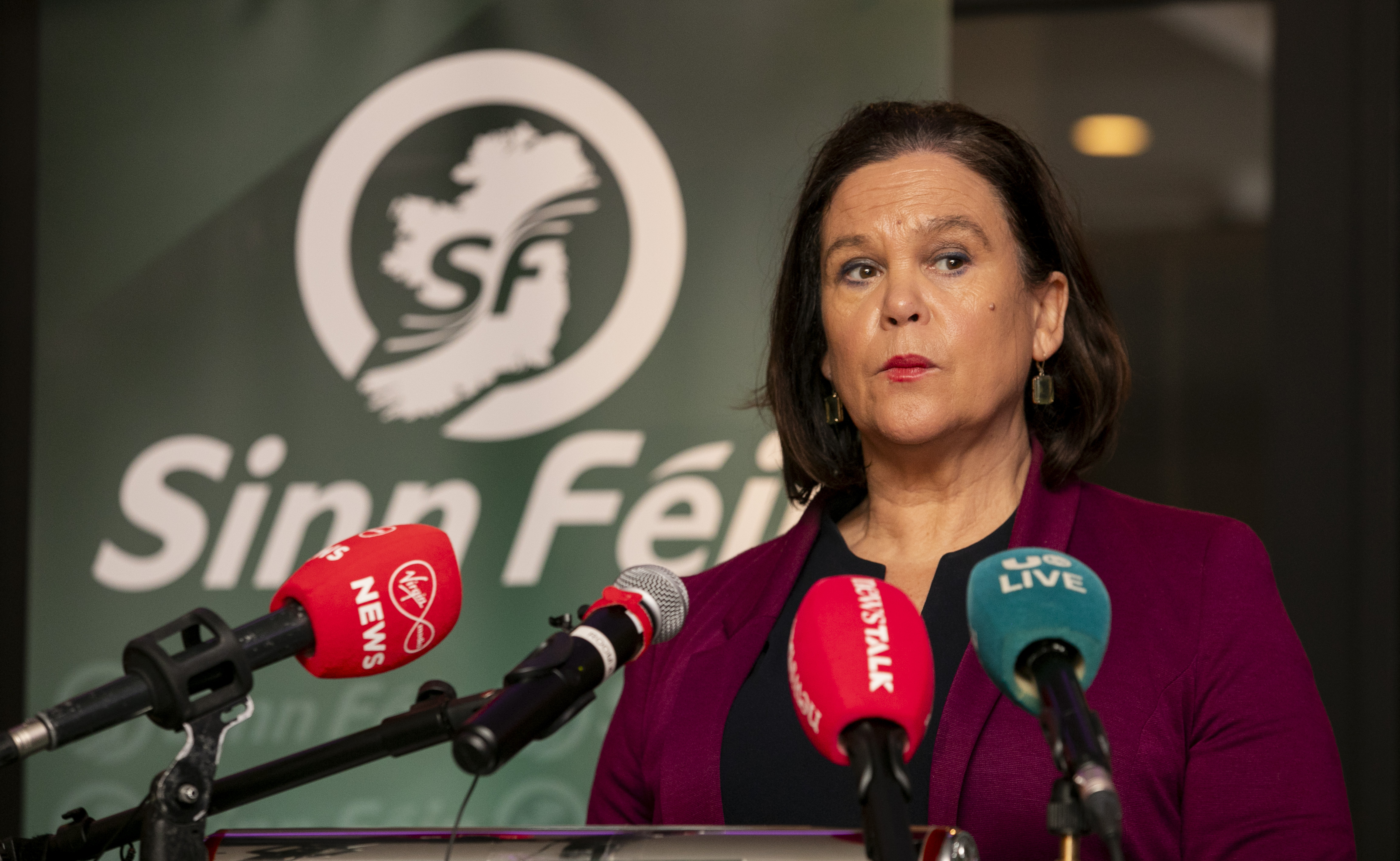 Sinn Fein leader Mary Lou McDonald