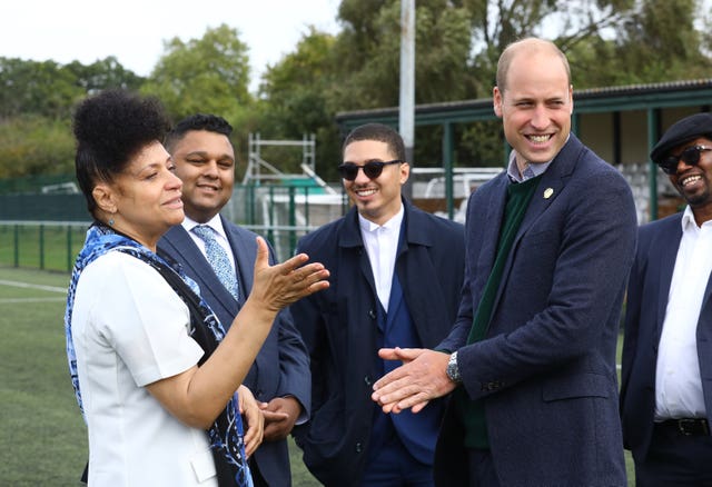 Duke of Cambridge visits Hendon FC