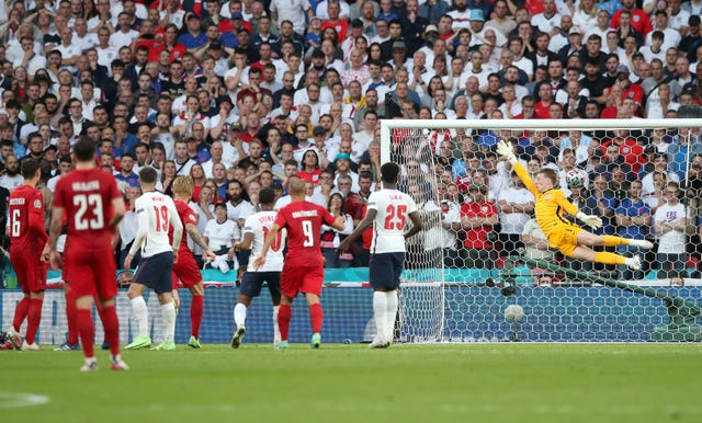 Mikkel Damsgaard''s stunning free-kick gave Denmark the lead