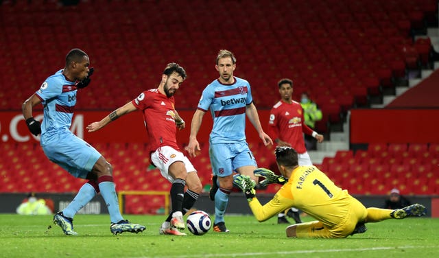 Matches at Old Trafford have largely been played behind closed doors since the coronavirus pandemic started 