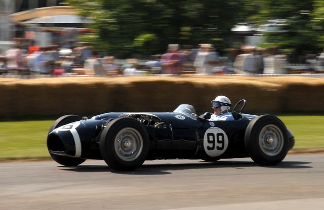 Sir Stirling Moss continued racing into his 80s