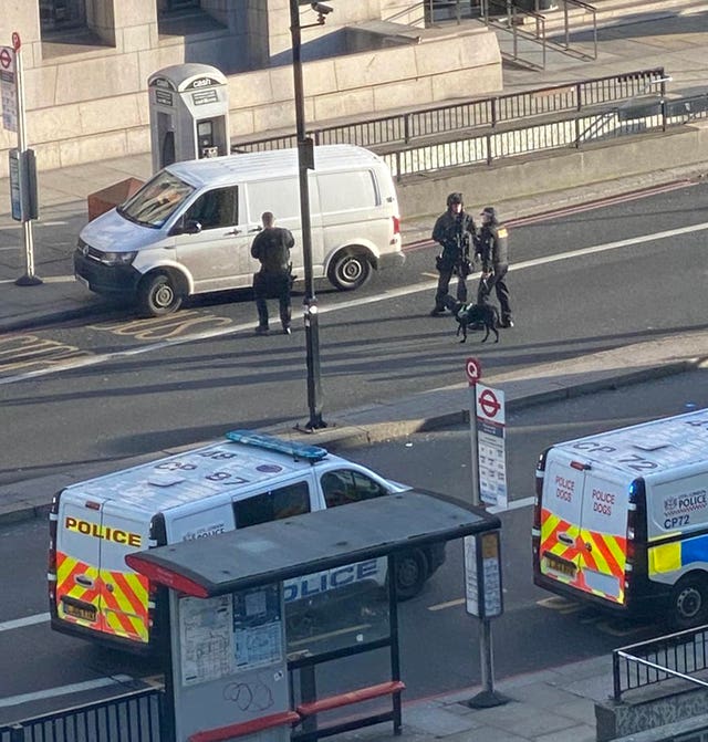 Incident on London Bridge
