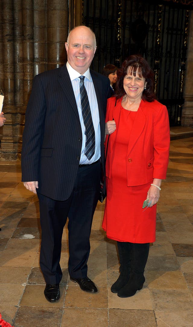 Mr and Mrs Mizen have helped create a Safe Havens scheme for young people (John Stillwell/PA)