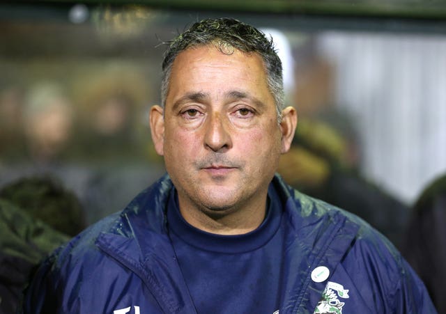 Haringey Borough manager Tom Loizou took his players off shortly after Yeovil scored a penalty (Nigel French/PA).