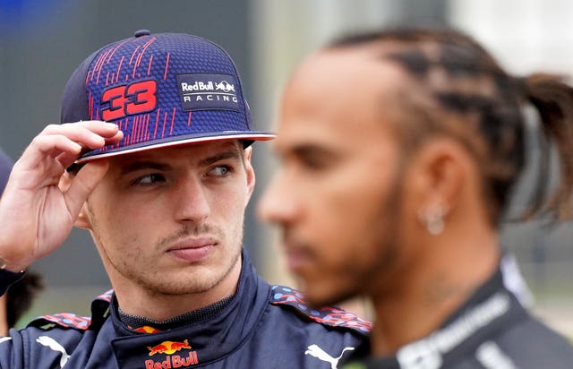 Max Verstappen and Lewis Hamilton File photo