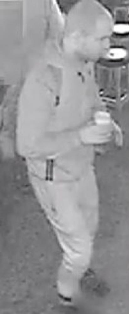 CCTV still issued by Police Scotland of a man they want to trace (Police Scotland/PA)