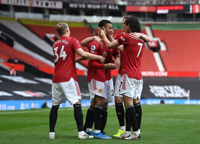 United are now eight points behind Premier League leaders Manchester City (Gareth Copley/PA)