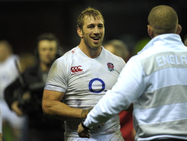 England's captain Chris Robshaw was all smiles at the end of the match