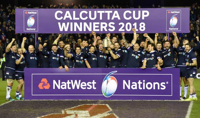 Scotland won the Calcutta Cup in 2018 