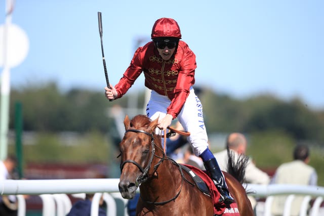 Lightning Spear won his first Group One in the Sussex Stakes at Goodwood during the summe