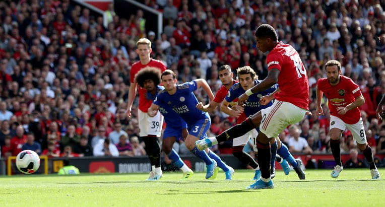 Marcus Rashford made no mistake this time