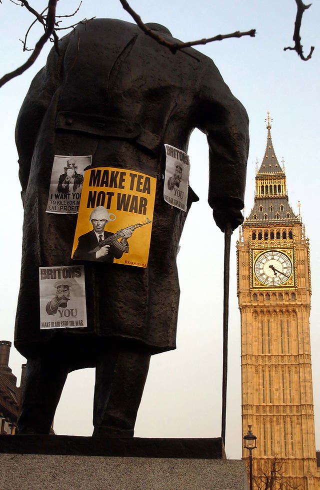Winston Churchill statue