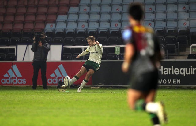 Paddy Jackson earned a late draw for London Irish at Harlequins