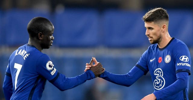 N’Golo Kante and Jorginho file photo