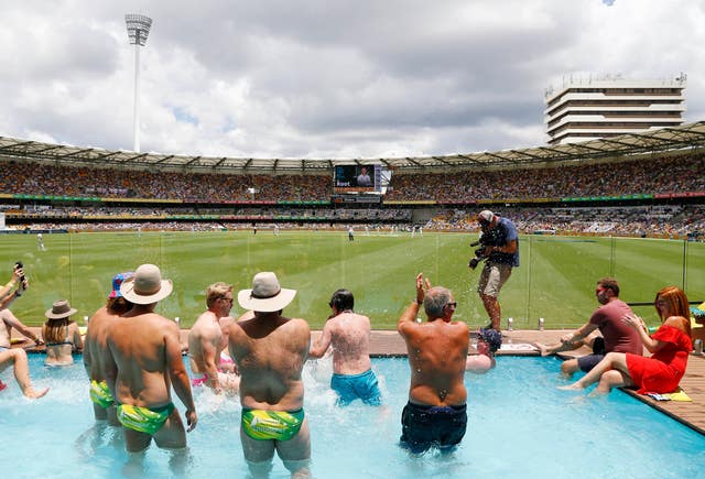 The pool at the Gabba