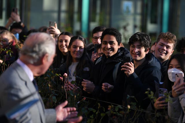 Prince of Wales visit to Cambridge