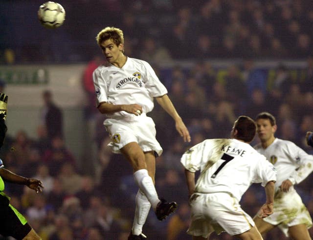 Jonathan Woodgate in action for Leeds