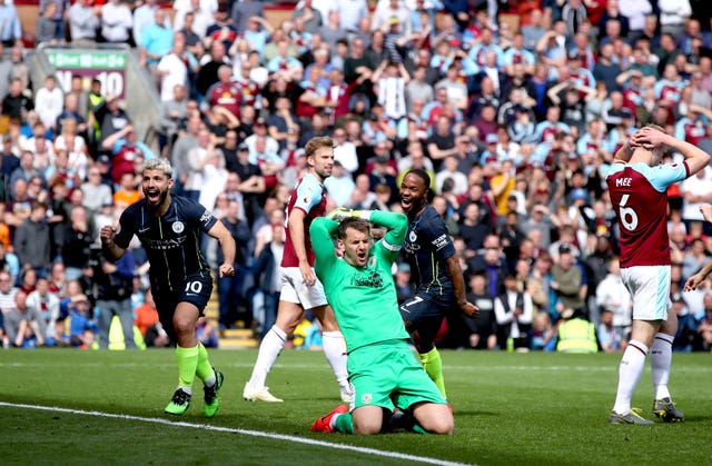 Tom Heaton and Burnley fought hard to keep City at bay