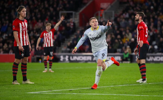 Martyn Waghorn drew Derby level in normal time