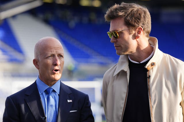 Tom Wagner and Tom Brady