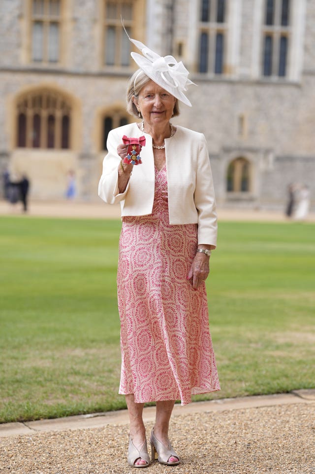 Dr Anita White after being made a CBE