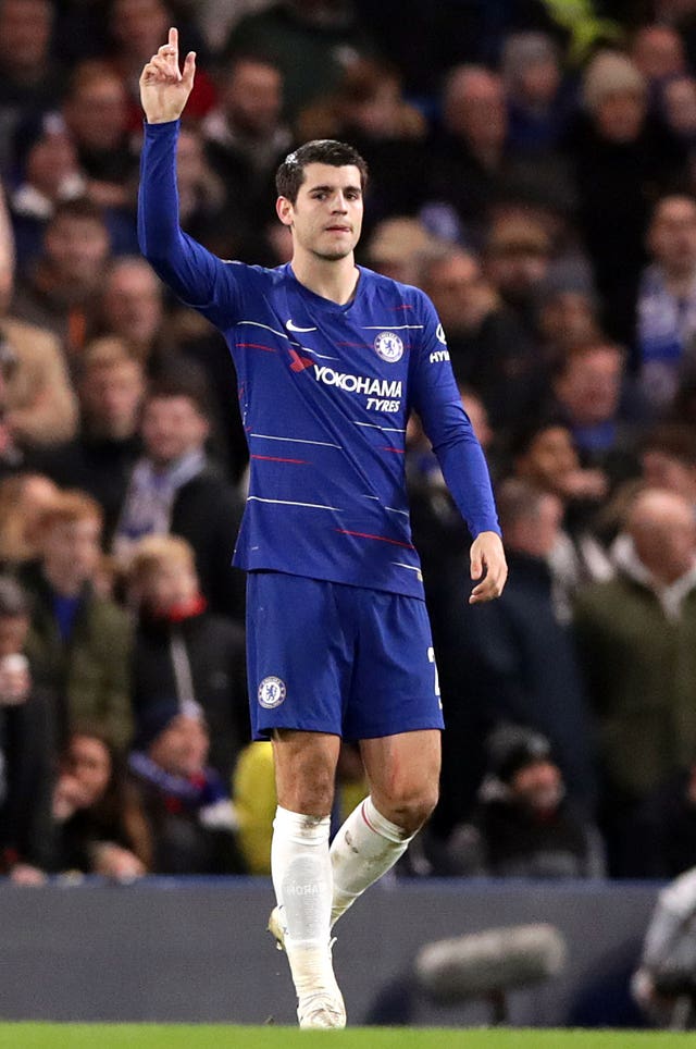 Alvaro Morata scored twice in Chelsea's win over Nottingham Forest