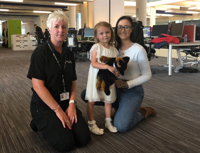 Mila Dobby, her mother and a call handler