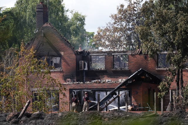 Fire damage