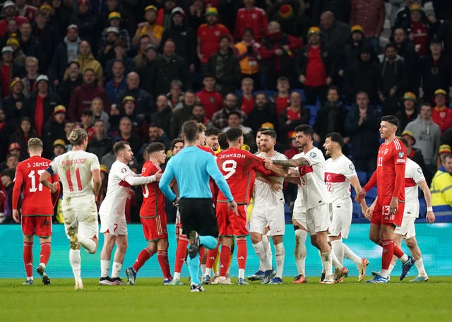 Tempers flared in Cardiff