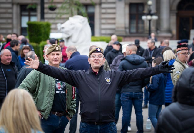 Glasgow protesters
