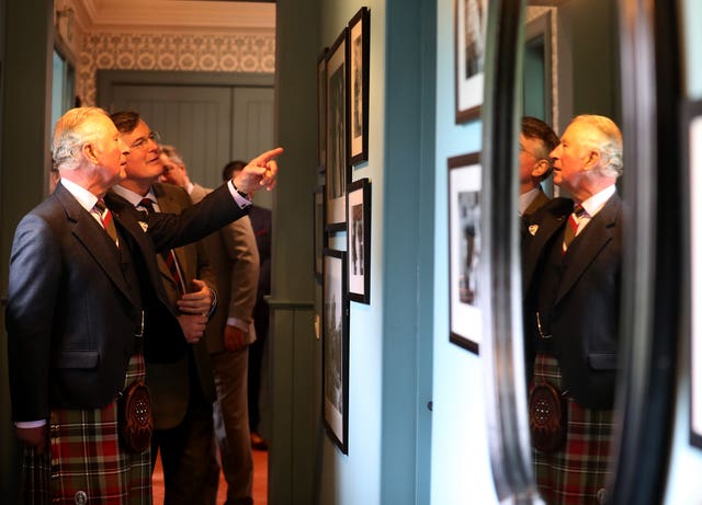 The Prince of Wales visit to Scotland