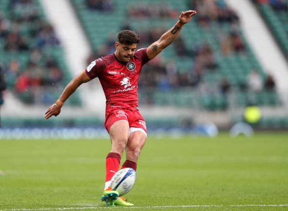 Toulouse’s Romain Ntamack kicked five penalties