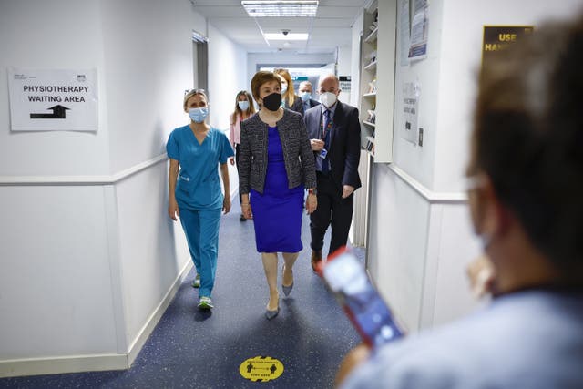 Nicola Sturgeon visit to Forge Medical Centre