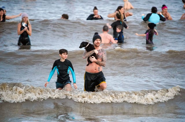 New Year’s Day swim