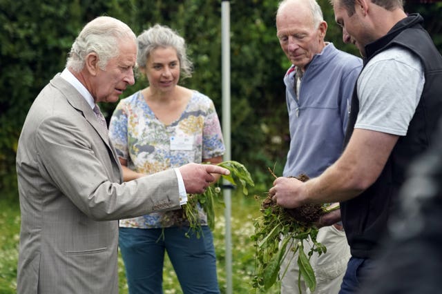 Charles and a farm project