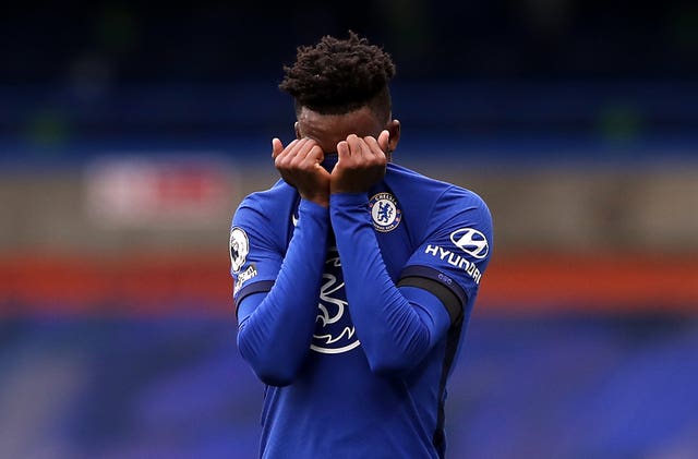 Callum Hudson-Odoi, pictured, was replaced just 31 minutes after coming on against Southampton on Saturday