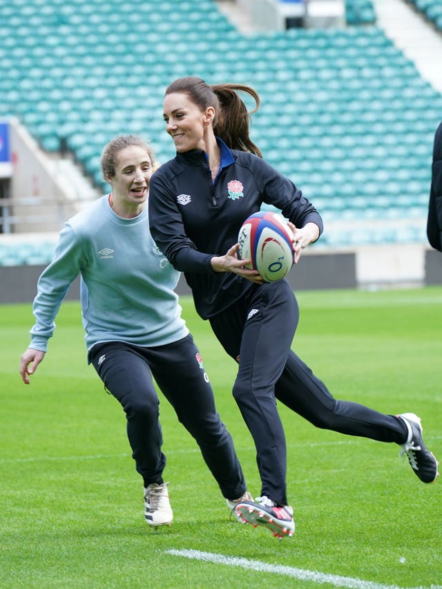 Royal visit to Twickenham Stadium