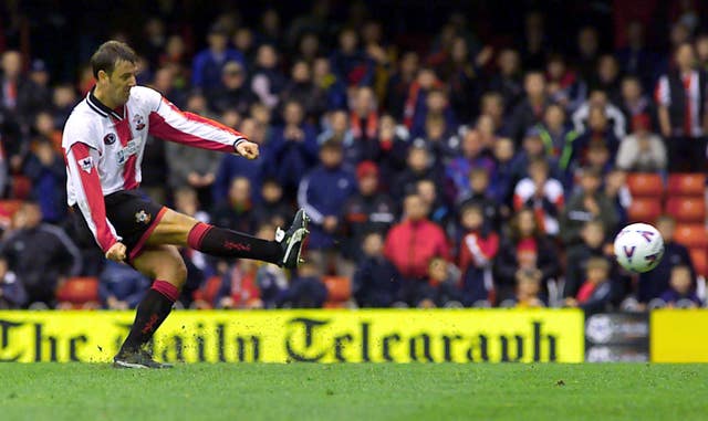 Matthew Le Tissier established himself as a Southampton great