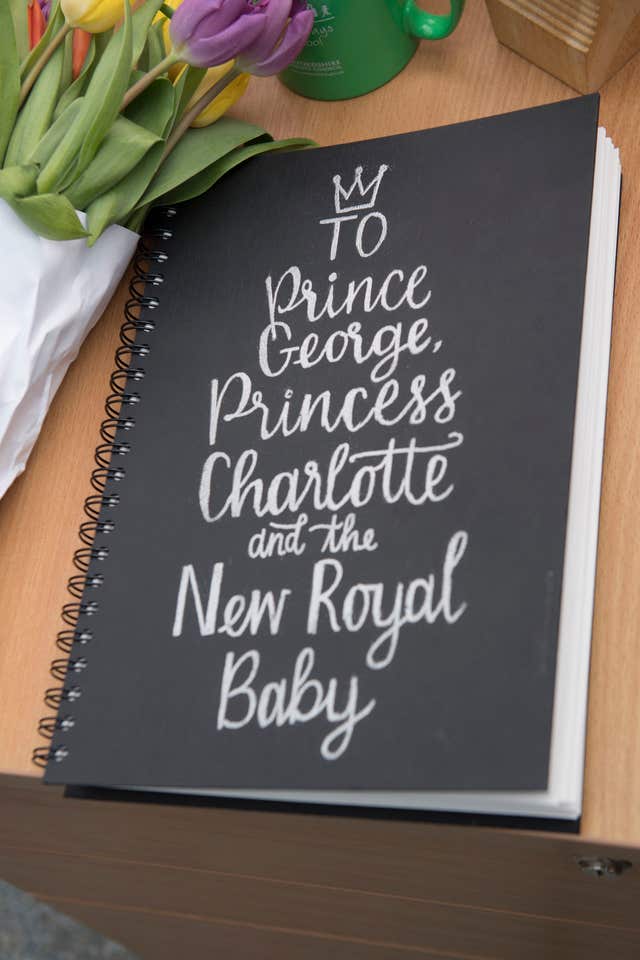 A book created by pupils of the Pegasus school for the Duchess of Cambridge (Arthur Edwards/The Sun)