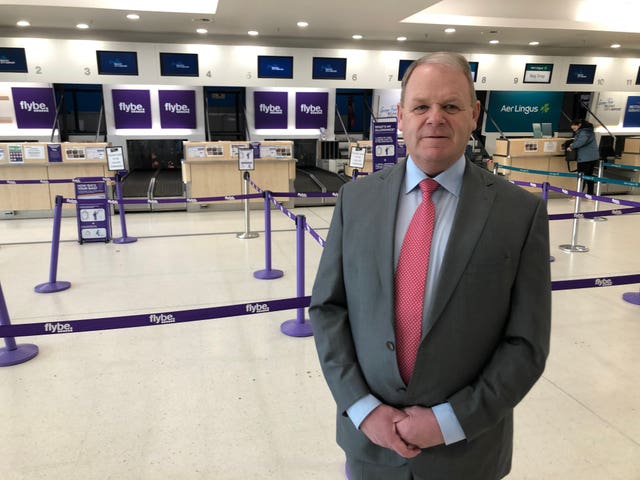 Brian Ambrose at Belfast City Airport