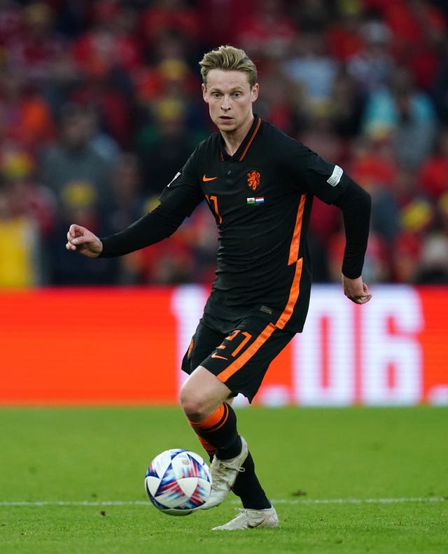 Frenkie de Jong during the UEFA Nations League