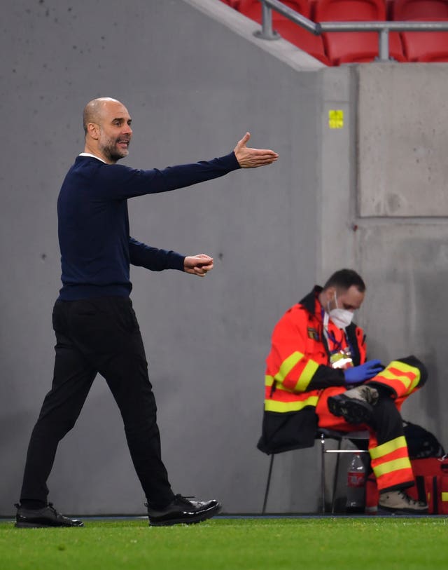 Pep Guardiola calls on Manchester City players to sharpen up in front of goal