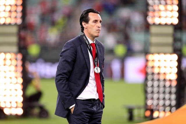 Emery took Arsenal to the Europa League final last season, only to lose to Chelsea.