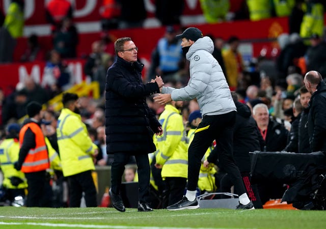 Ralf Rangnick oversaw a 1-1 draw with Chelsea on Thursday
